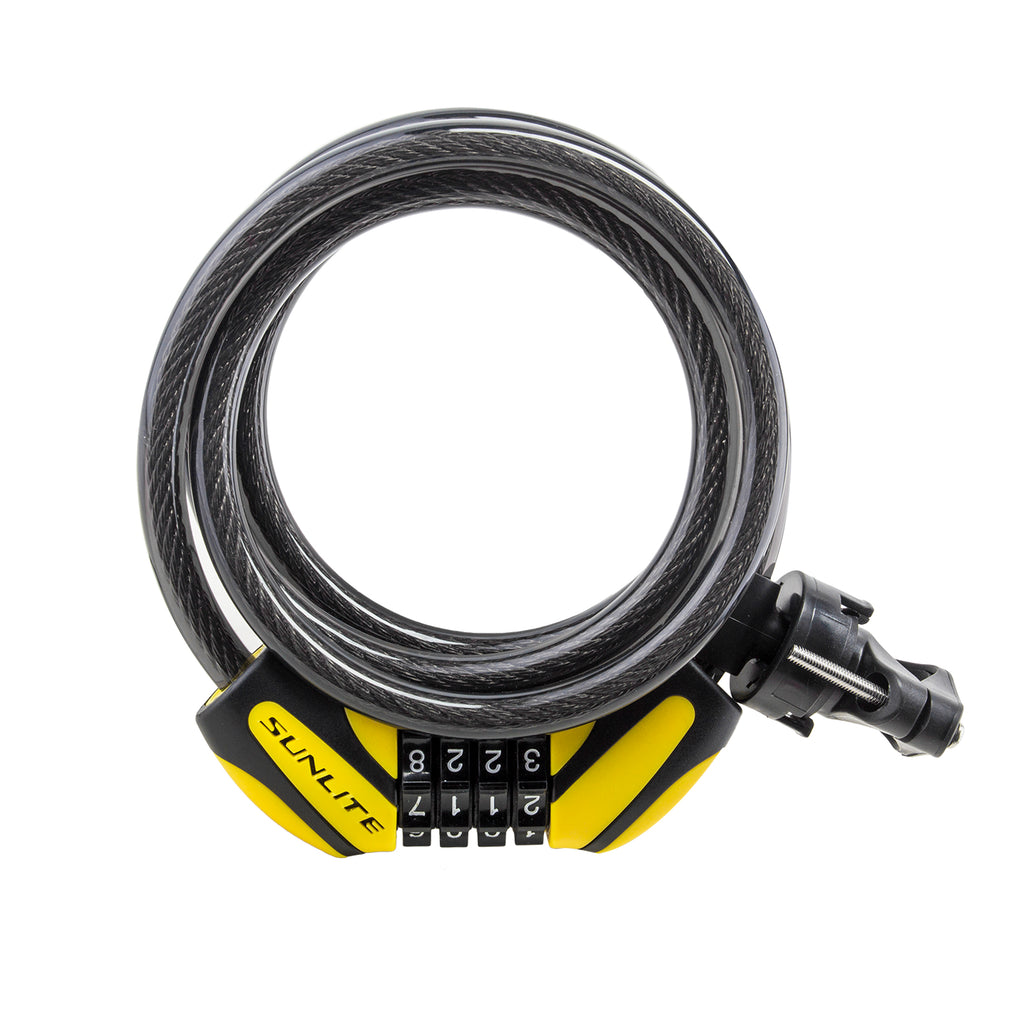 Sunlite Defender D1 Combo Cable Lock - 10mm