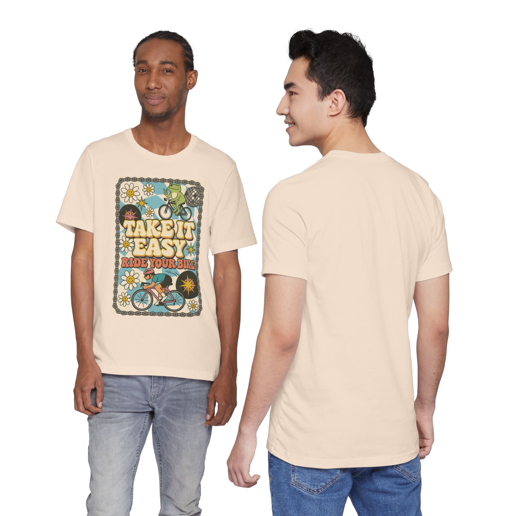 Retro Bike Lover T-Shirt - Good Vibes Unisex Tee