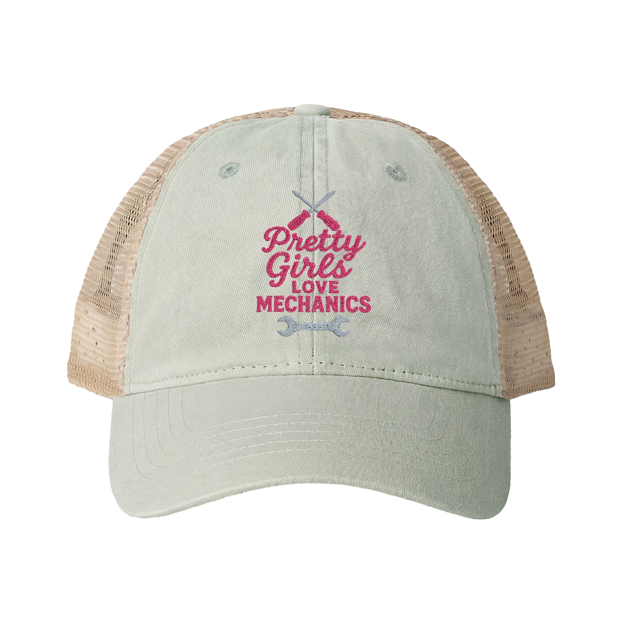 Women's Washed Mesh-Back Cap