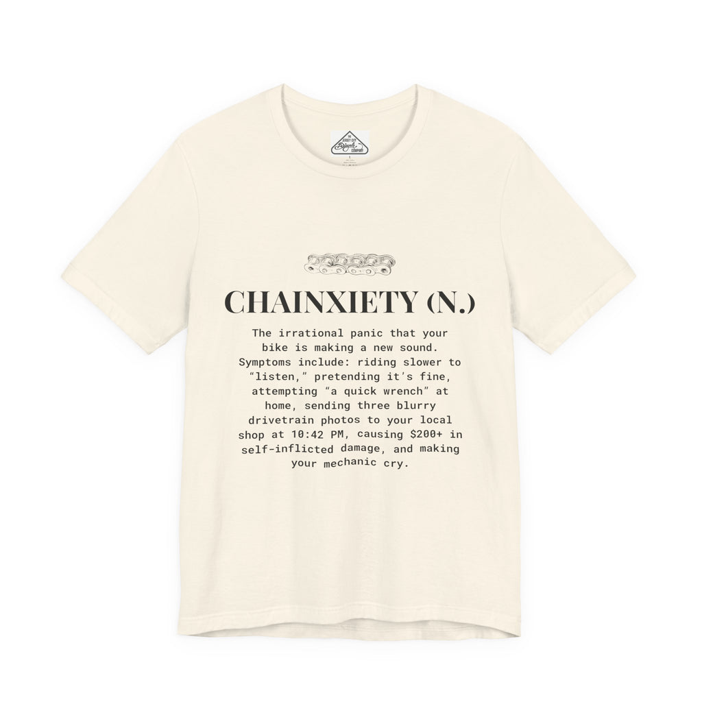 Cycling T-Shirt, Chainxiety Definition, Bike Lover Gift