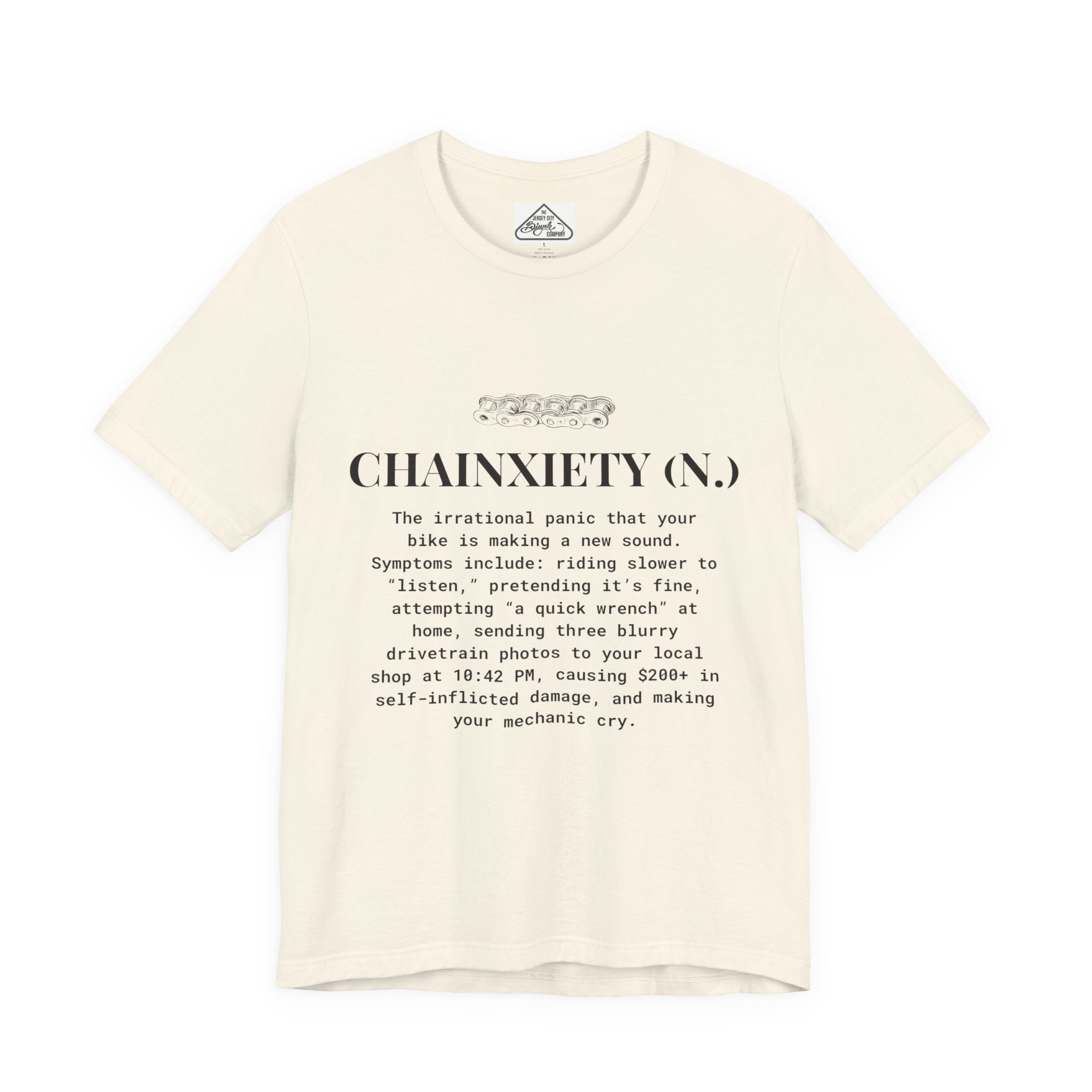 Cycling T-Shirt, Chainxiety Definition, Bike Lover Gift