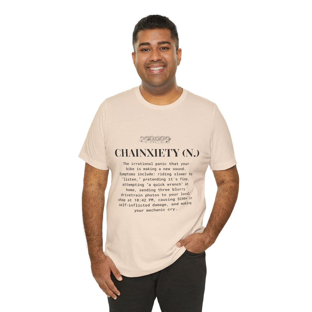 Cycling T-Shirt, Chainxiety Definition, Bike Lover Gift