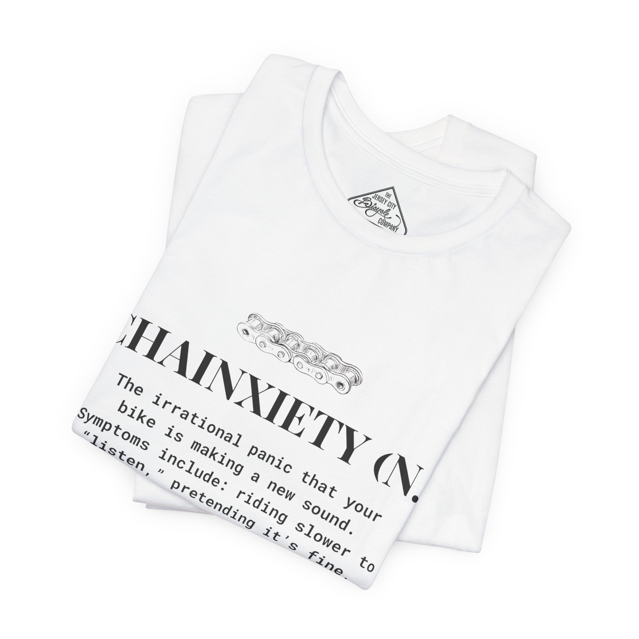 Cycling T-Shirt, Chainxiety Definition, Bike Lover Gift