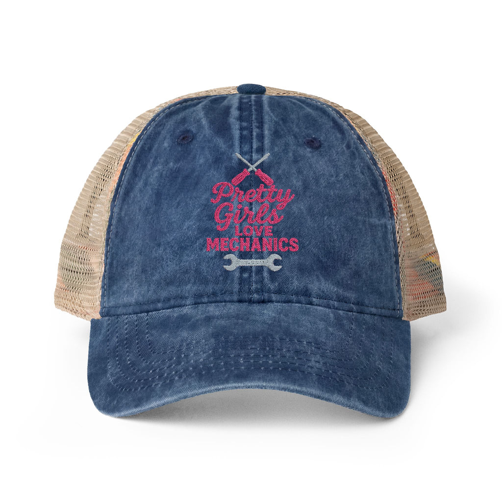 Women's Washed Mesh-Back Cap