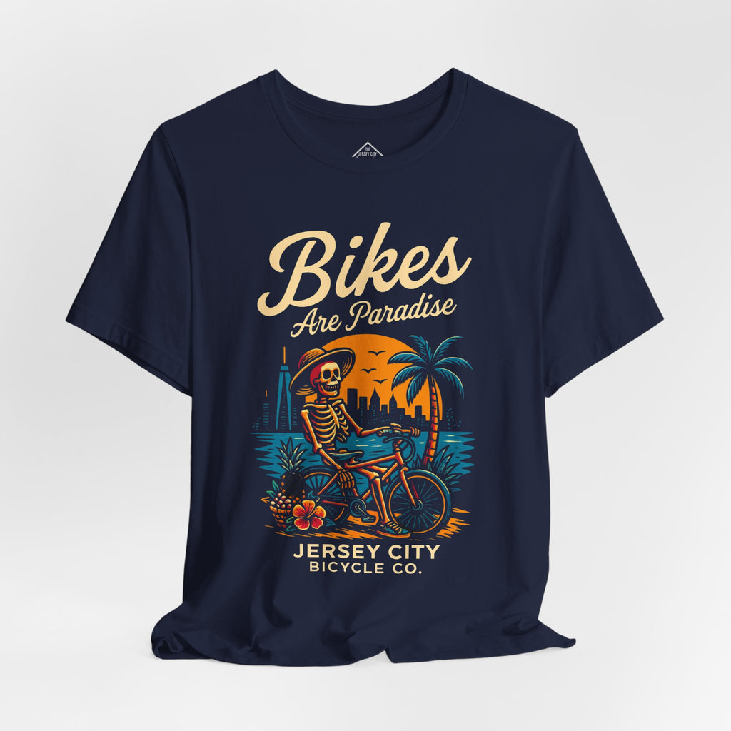 Bike Lover Tee, Cycling Gift Shirt, Paradise Bike Shop Tshirt Gift, Unisex Jersey Short Sleeve Tee, Bicycle Enthusiast Apparel