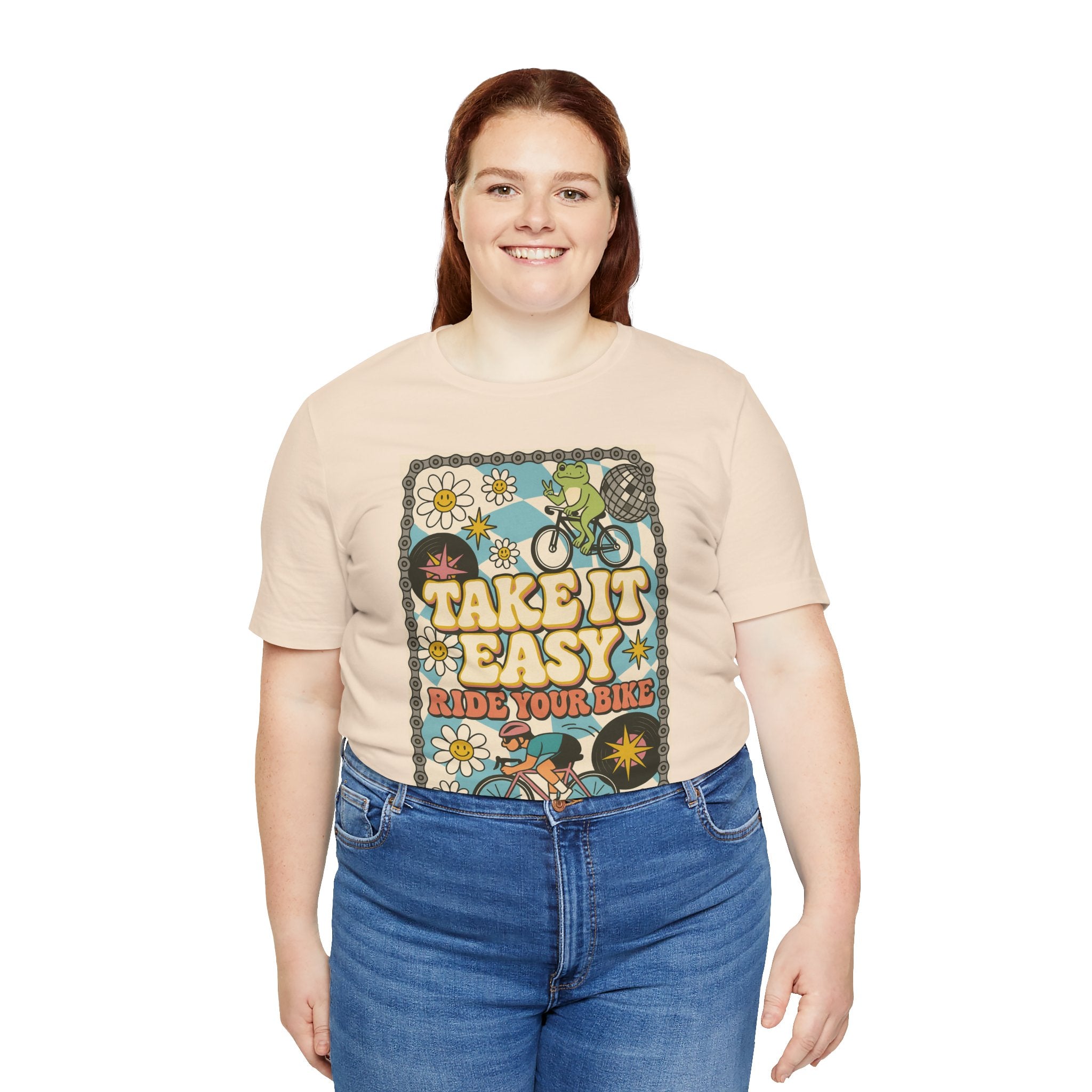 Retro Bike Lover T-Shirt - Good Vibes Unisex Tee