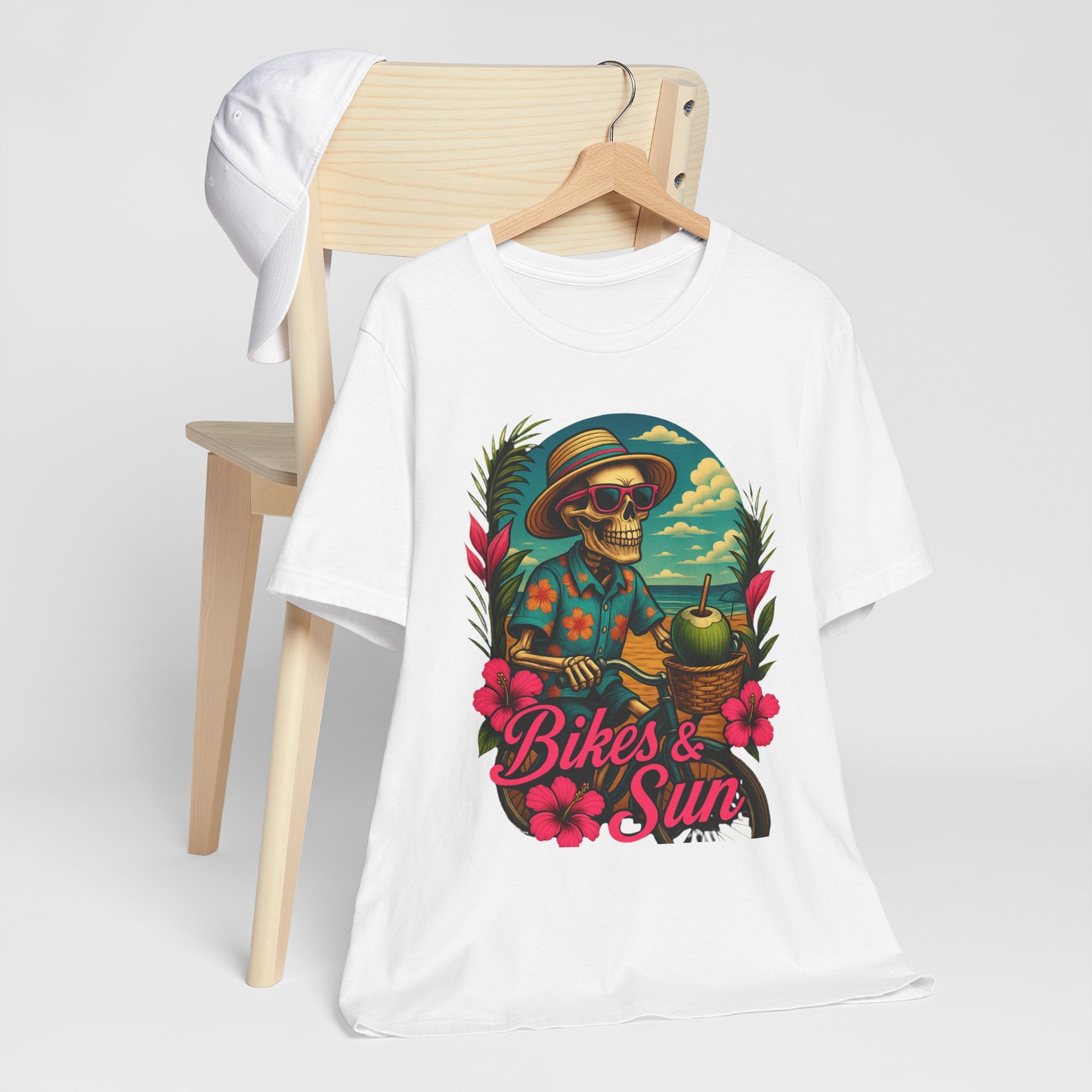 Skeleton Riding a Bike Vintage Bike Lover Gift  Bike Shop T.