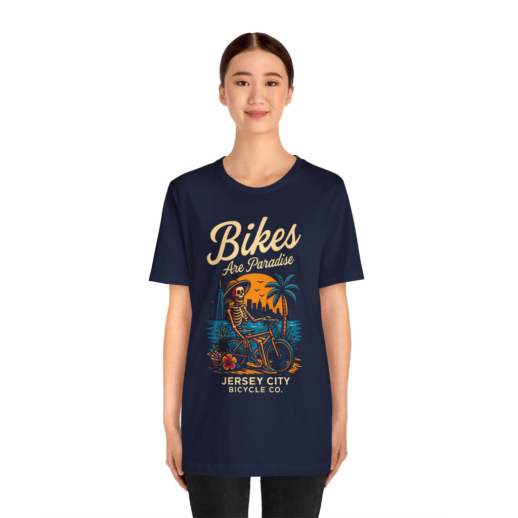 Bike Lover Tee, Cycling Gift Shirt, Paradise Bike Shop Tshirt Gift, Unisex Jersey Short Sleeve Tee, Bicycle Enthusiast Apparel