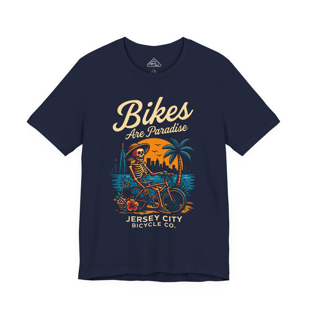 Bike Lover Tee, Cycling Gift Shirt, Paradise Bike Shop Tshirt Gift, Unisex Jersey Short Sleeve Tee, Bicycle Enthusiast Apparel