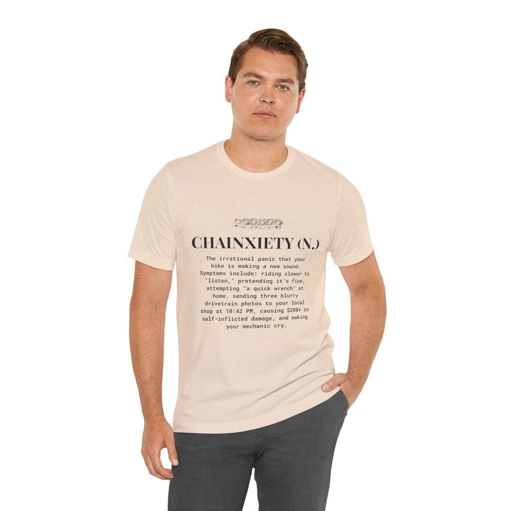 Cycling T-Shirt, Chainxiety Definition, Bike Lover Gift
