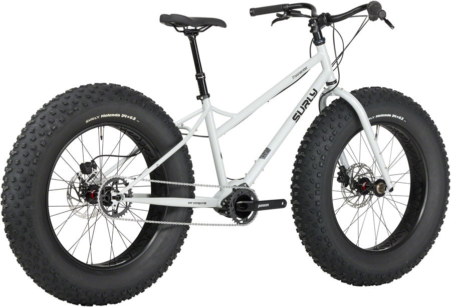 Surly Moonlander Fat Tire Bike - 24 Steel Lunar Dust Gray