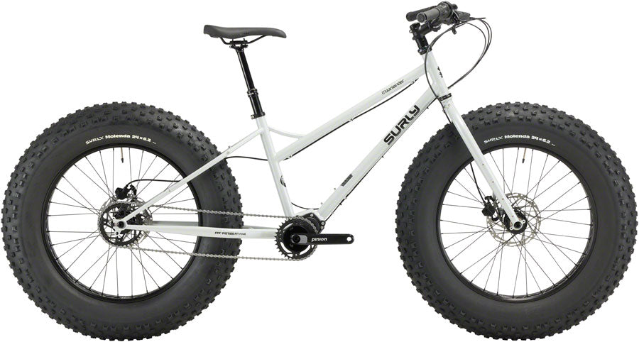 Surly Moonlander Fat Tire Bike - 24 Steel Lunar Dust Gray