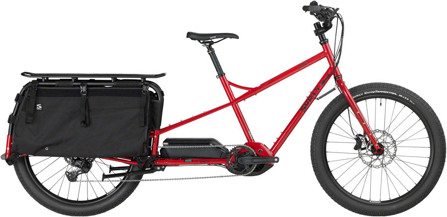 Surly Big Easy Cargo Ebike - 26 Steel Pile of Bricks Red