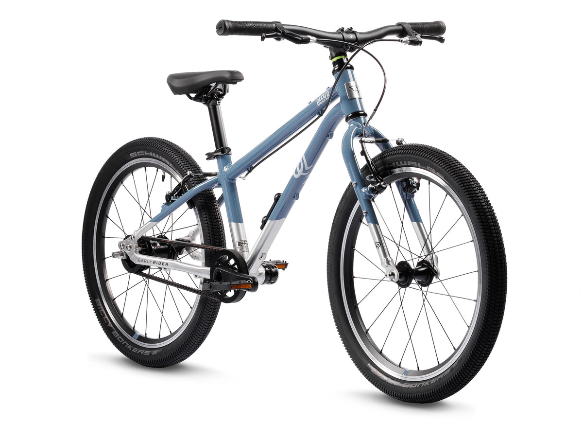 Early Rider Belter 20 Auto kids bike in Nordic Blue/Brushed