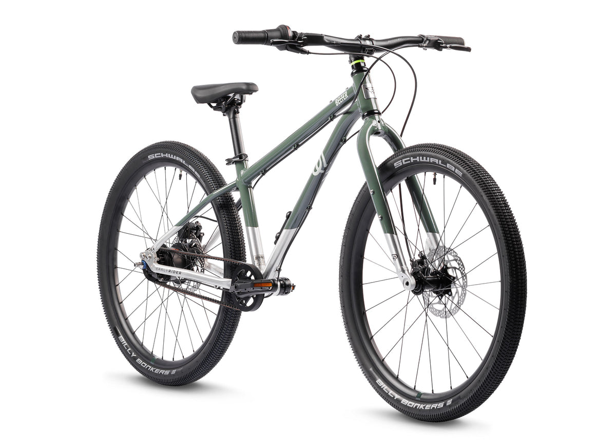 Early Rider Belter 24 kids bike in Forest Green/Brushed
