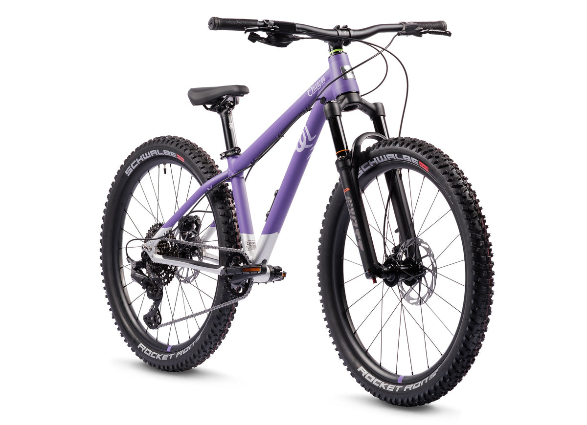 Early Rider Charger 24 kids bike in Electric Purple/Brushed