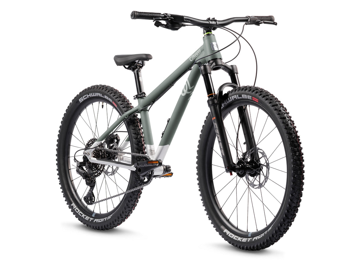 Early Rider Charger 24 kids bike in Forest Green/Brushed