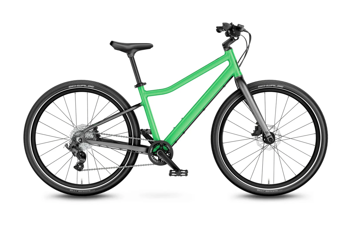 woom EXPLORE 5 lightweight kids bike with hydraulic disc brakes