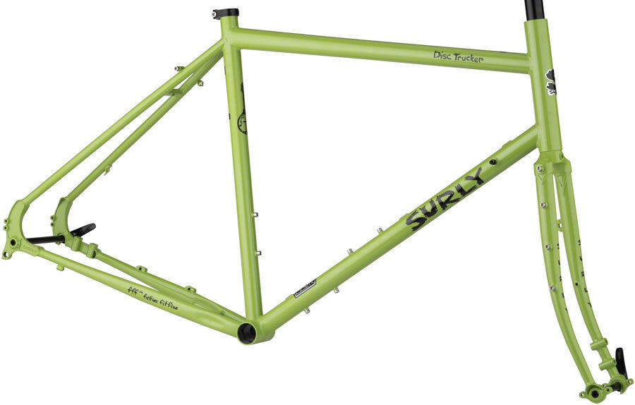 Surly Disc Trucker Frameset - Pea Lime Soup
