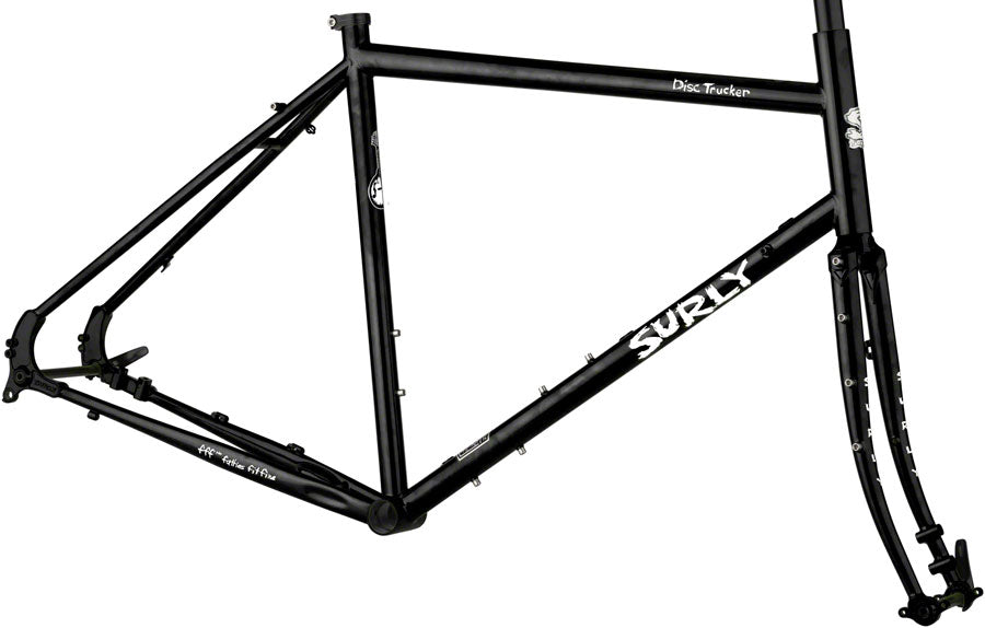 Surly Disc Trucker Frameset - Hi-Viz Black