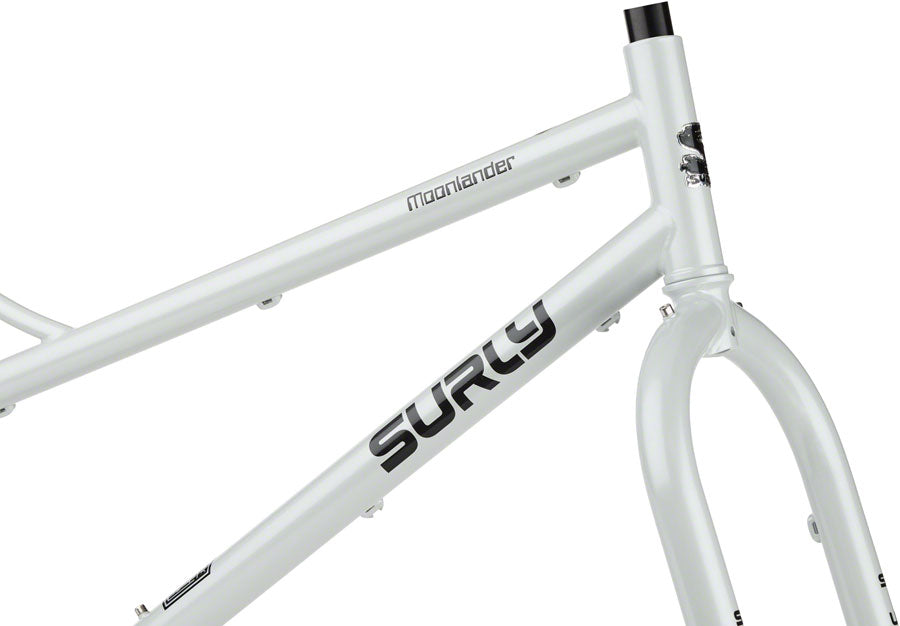 Surly Moonlander Fat Tire Bike Frameset - 24 Steel Lunar Dust Gray