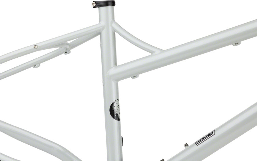 Surly Moonlander Fat Tire Bike Frameset - 24 Steel Lunar Dust Gray