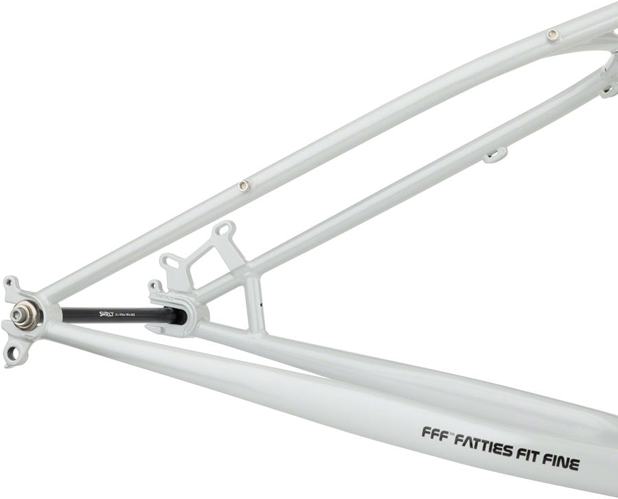 Surly Moonlander Fat Tire Bike Frameset - 24 Steel Lunar Dust Gray