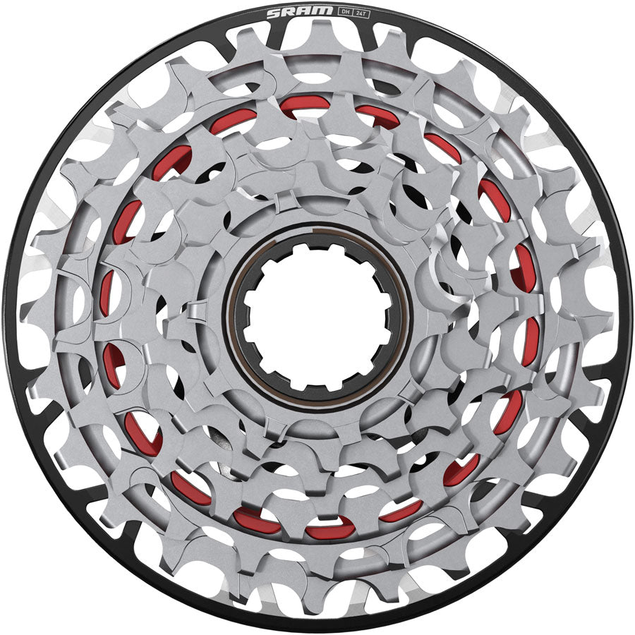 SRAM XX Downhill XS-797 T-Type Cassette - 7-Speed 10-24t For XD