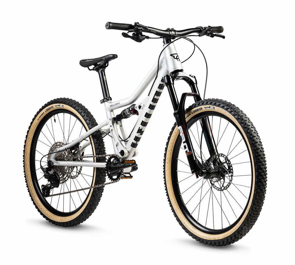 Early Rider Hellion X24 kids bike in Raw Aluminium