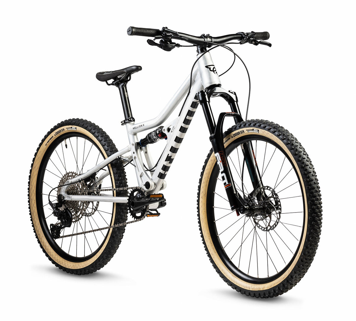 Early Rider Hellion X24 kids bike in Raw Aluminium