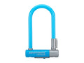 Blue U-shaped lock with Kryptonite branding on a white background