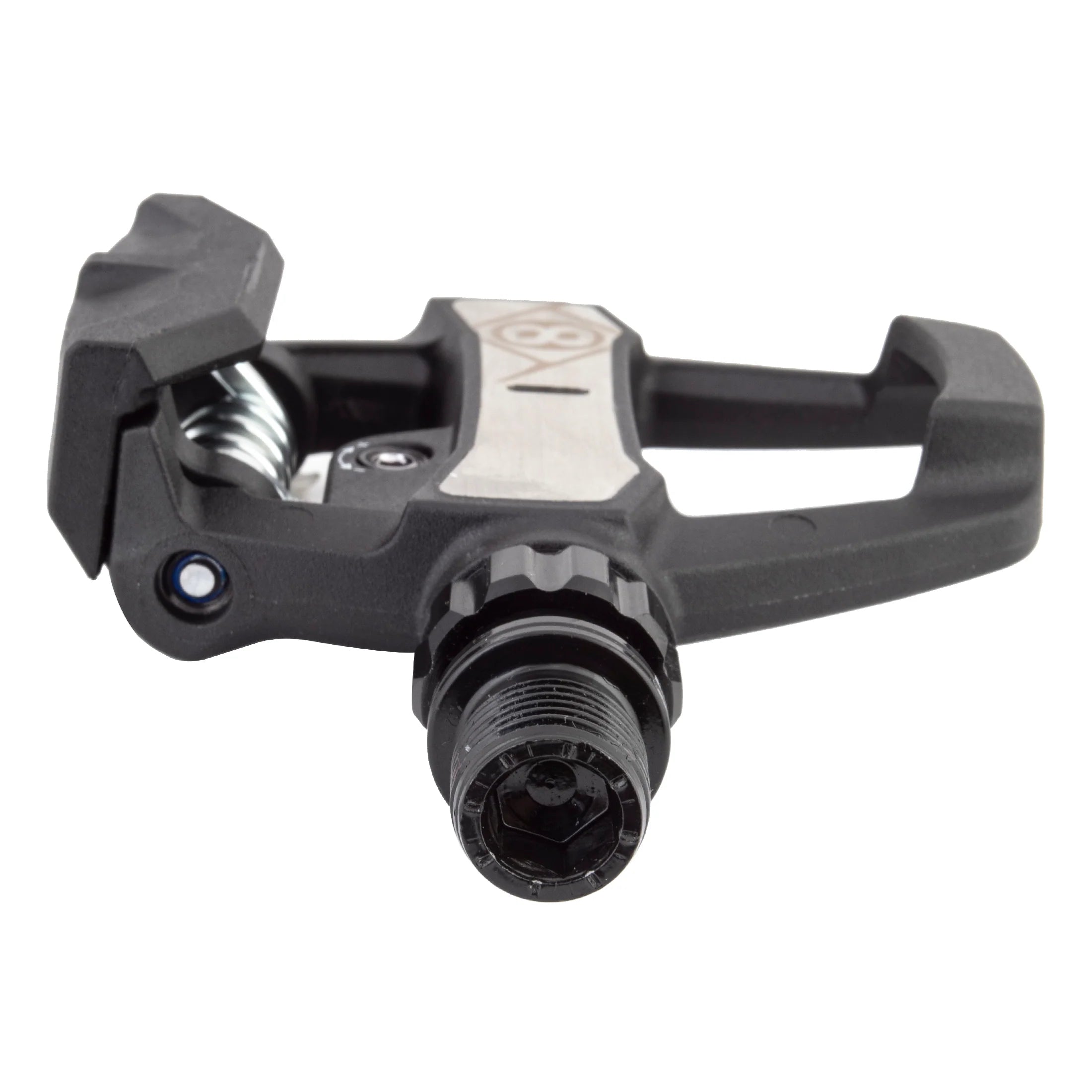 Origin8 Look Keo compatible road bike pedals with cleats black single sided clipless pedals