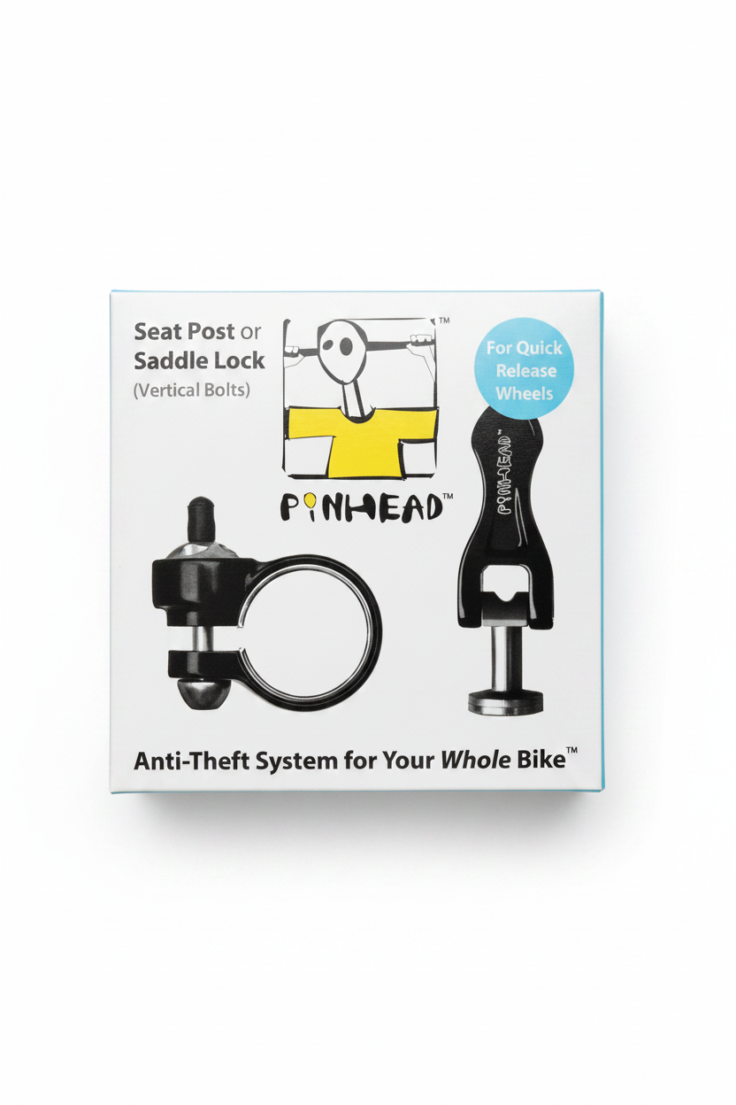 Pinhead Seat & Saddle Lock – Anti-Theft System for Vertical Seatpost Bolt