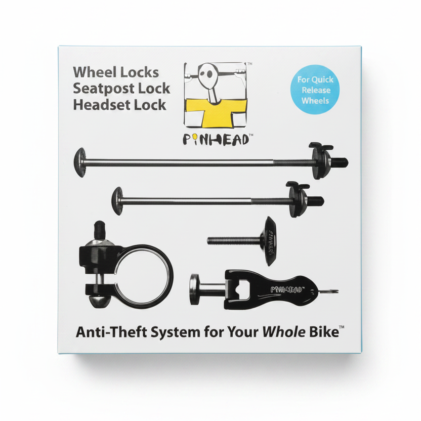 Pinhead Wheel, Seatpost & Headset Locks | Jersey City Bike Shop