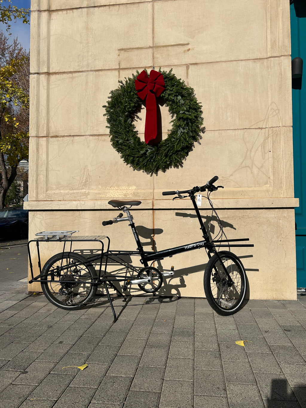 Pre-Owned Bike Friday Haul-a-Day Cargo Bike  (Black)— Long-Tail, Small-Wheel Utility Bike (Great for Hoboken / Jersey City Commuters)