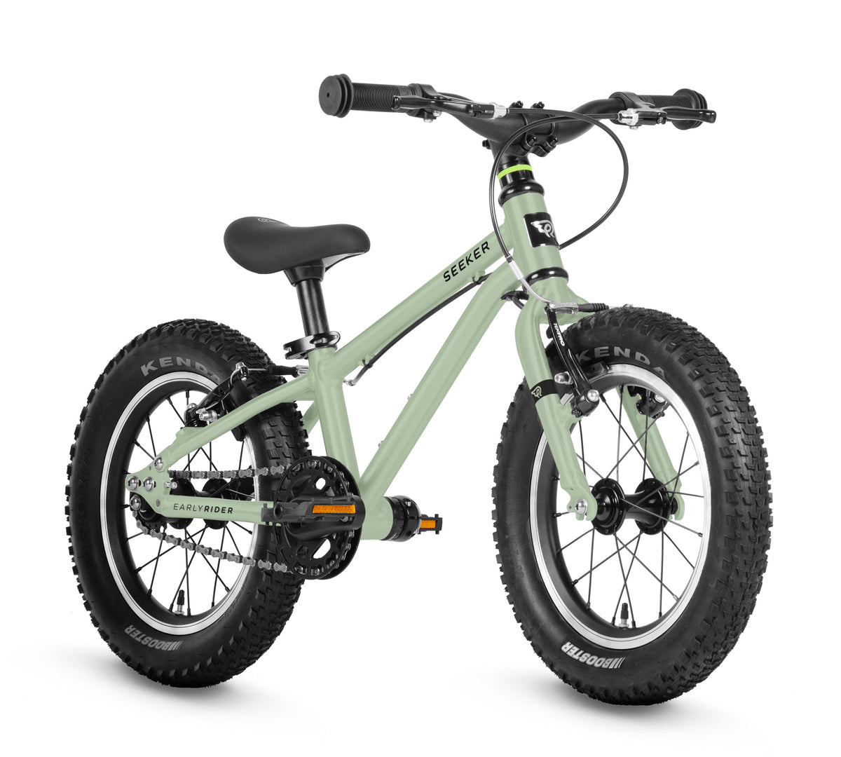 Early Rider Seeker 14 kids bike in Sage Green
