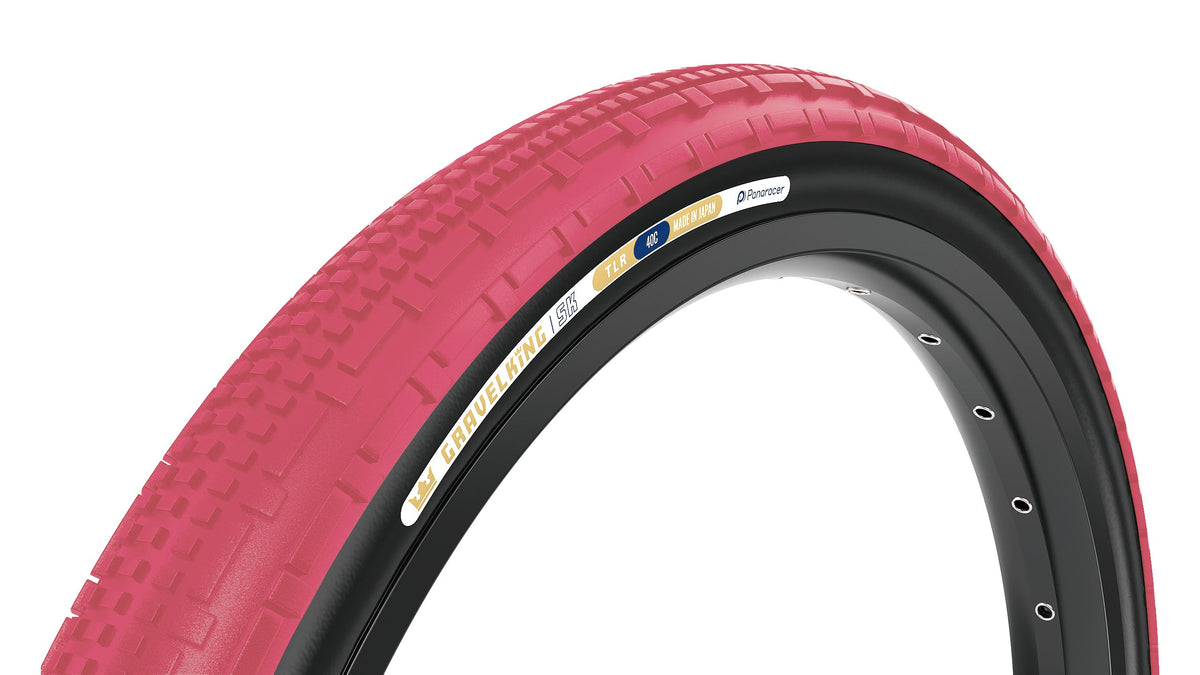 Panaracer GravelKing SK Tire - Panaracer GravelKing SK Tire (Cranberry/Black)