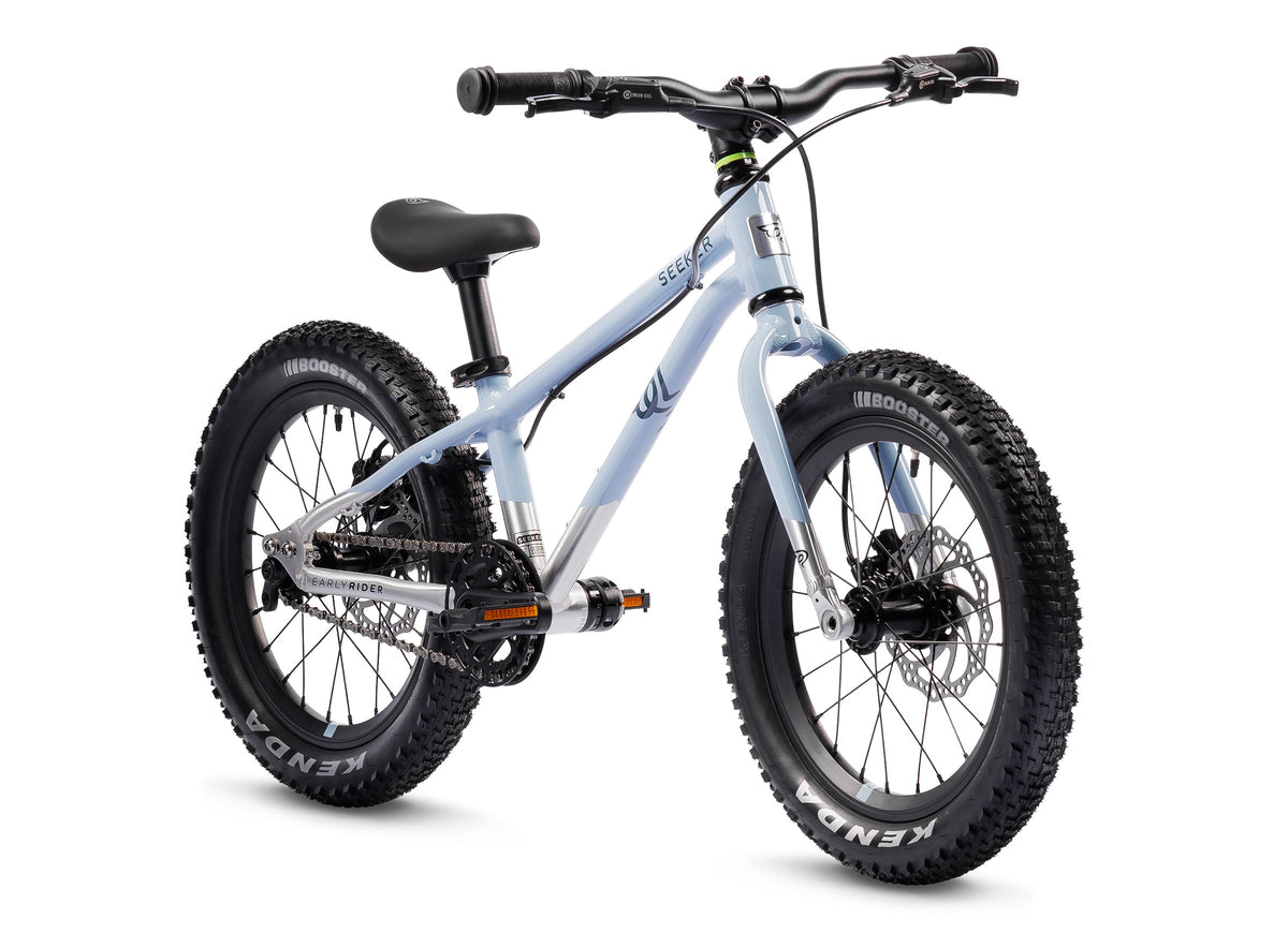 Early Rider Seeker 16 kids bike in Arctic Blue/Brushed