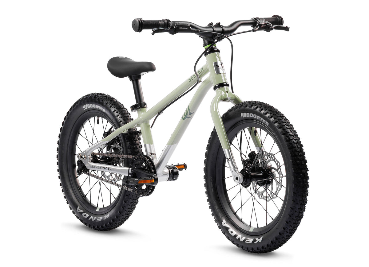 Early Rider Seeker 16 kids bike in Sage Green/Brushed