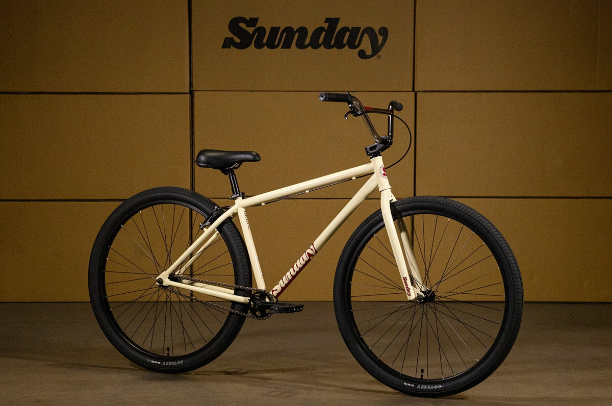 Sunday High C BMX cruiser with Odyssey pedals and 29-inch tires