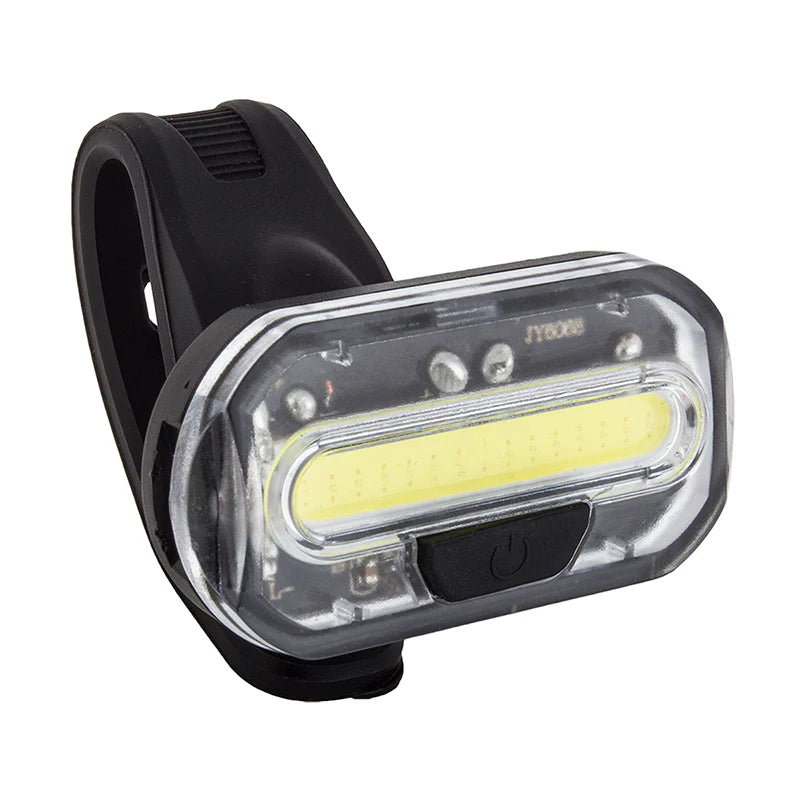 Black bike light with COB LED 
