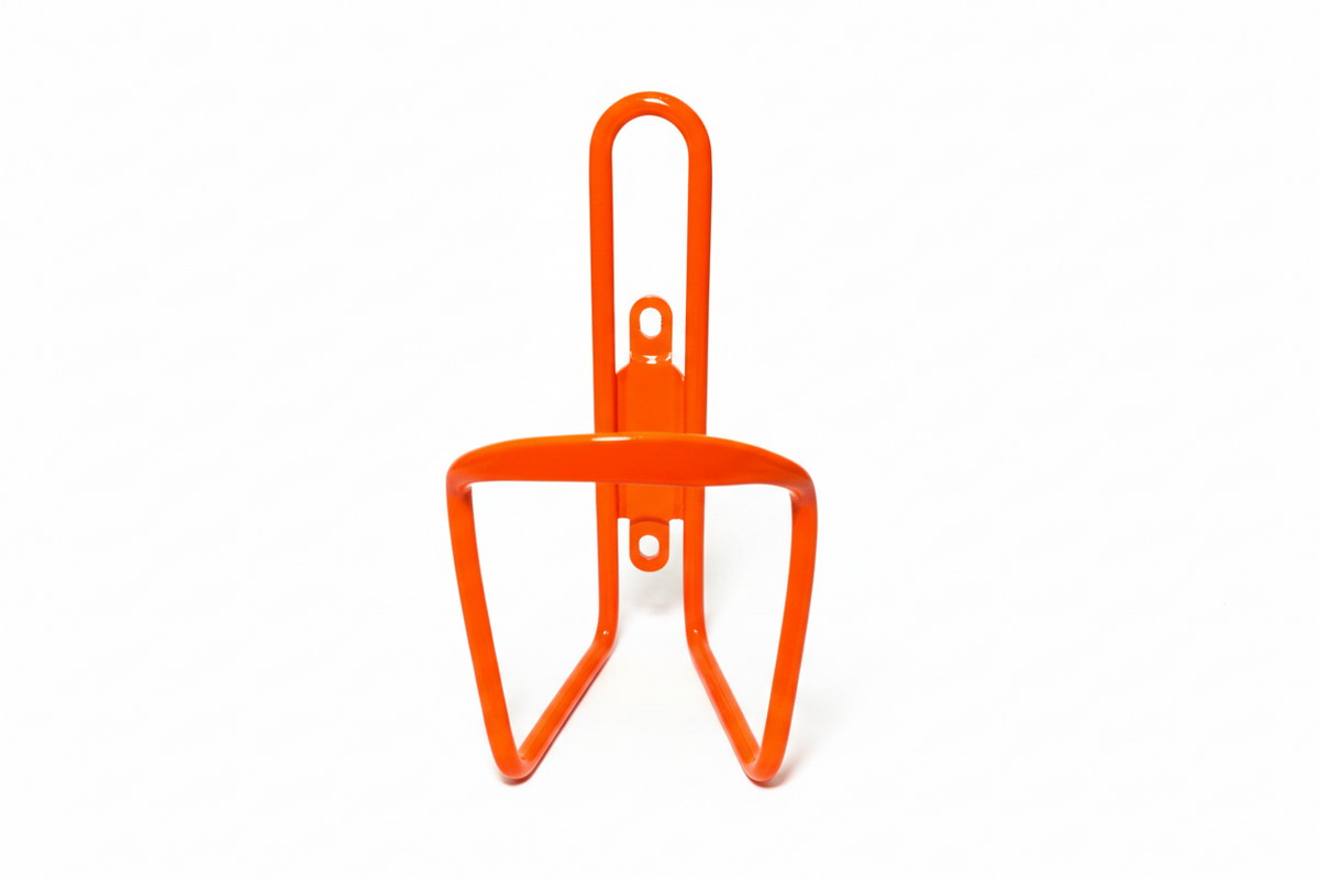 Sunlite neon orange bicycle bottle cage at The Jersey City Bicycle Company