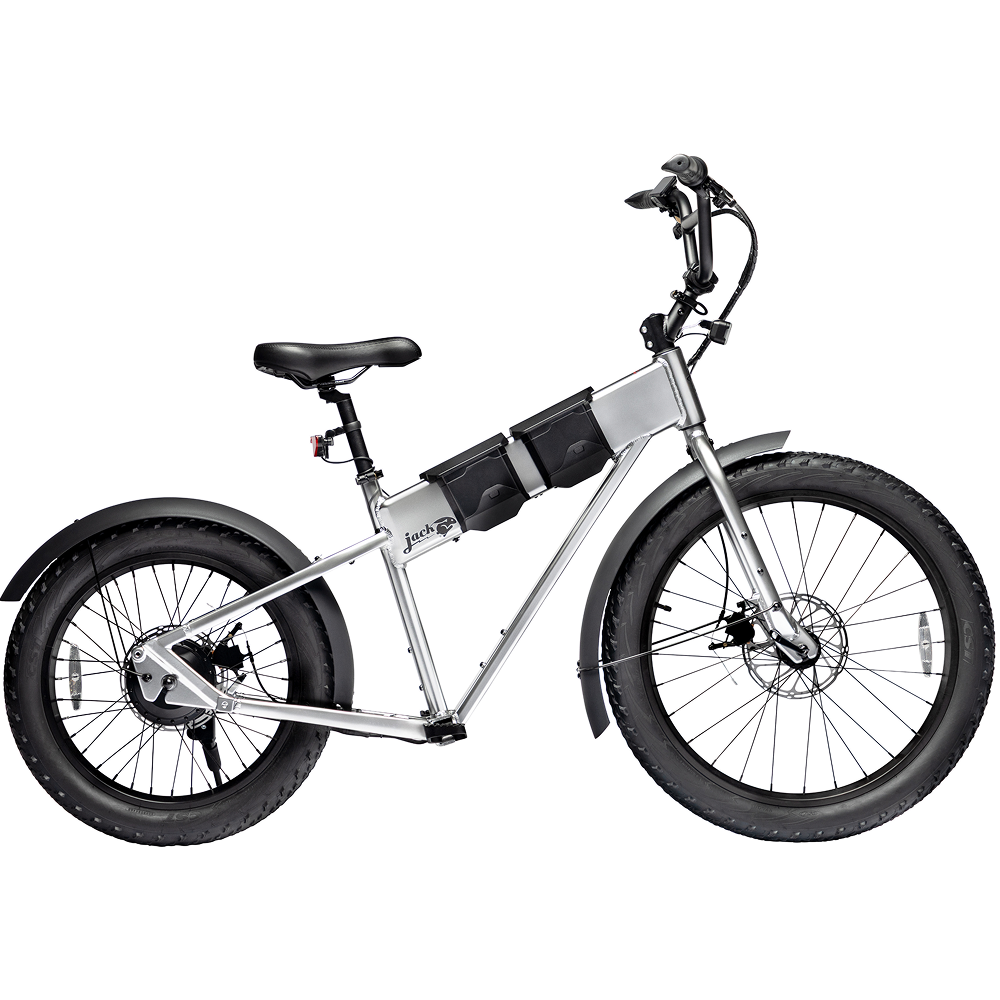 JackRabbit MG Renegade electric bike in Silver