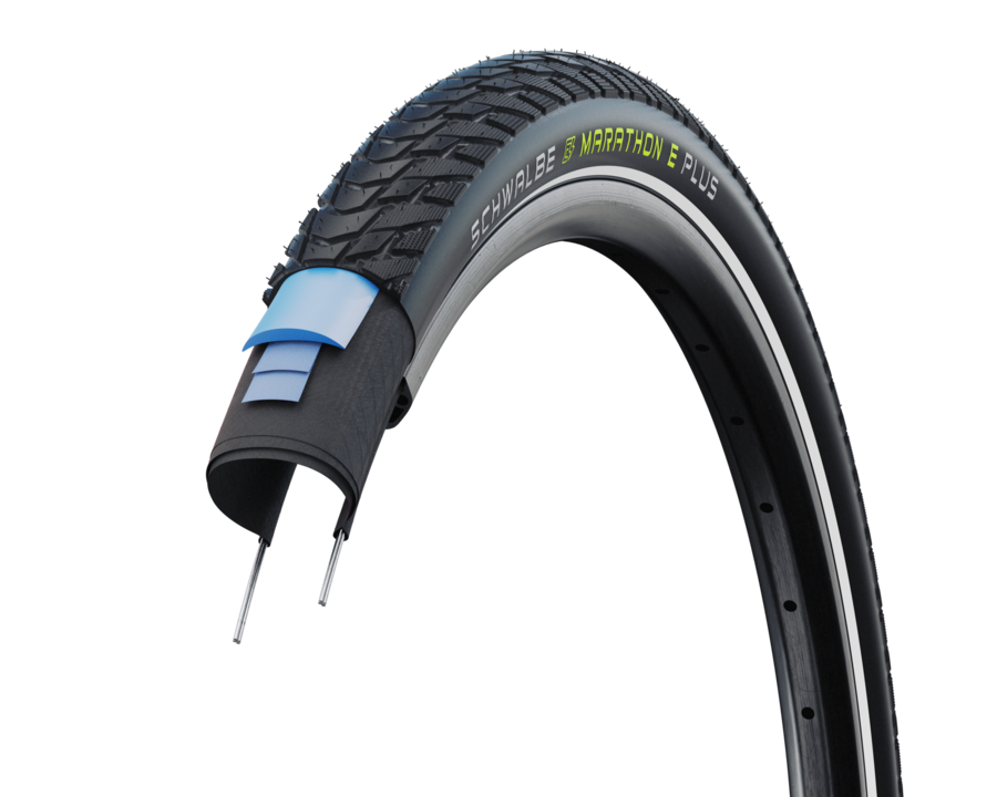 Schwalbe Marathon E-Plus Tire - Schwalbe Marathon E-Plus Tire (Black)