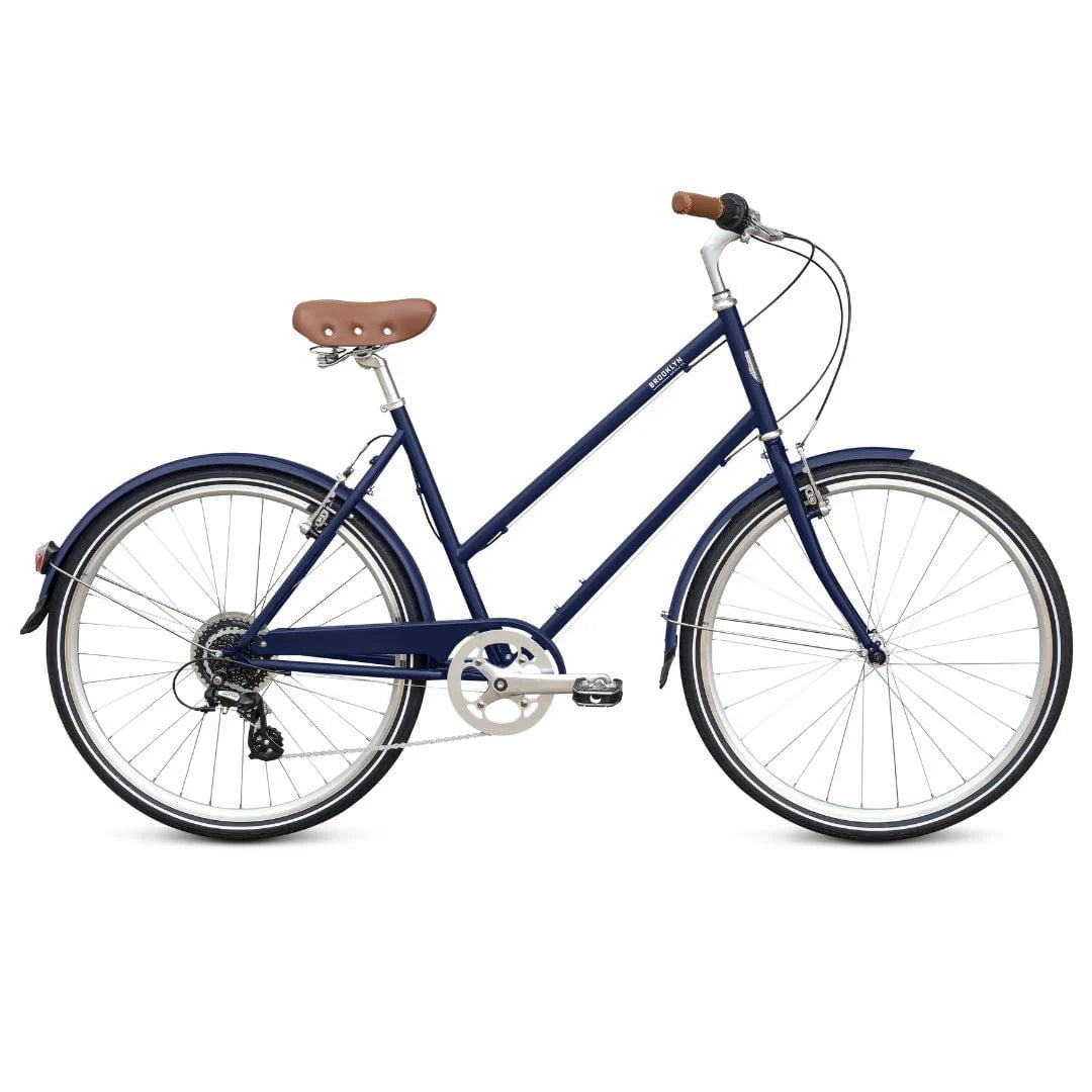 Step-Through City Bike — 8-Speed Commuter – The Jersey City Step-Through City Bike — 8-Speed Commuter – The Jersey City