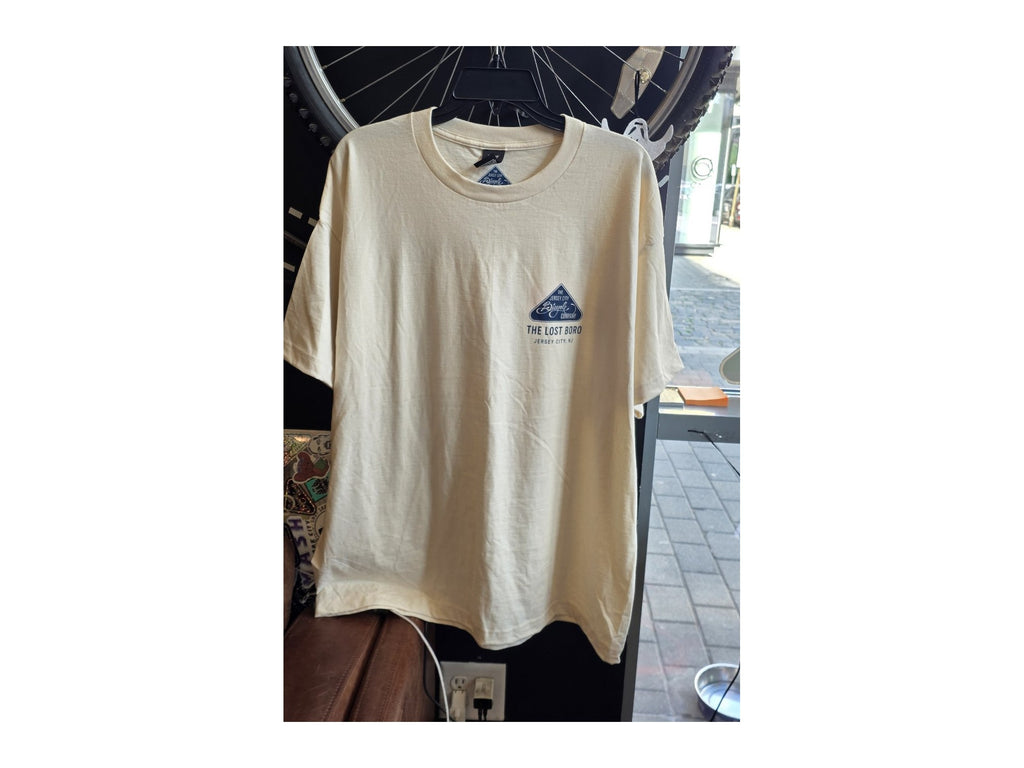 Lost Boro Tee — cream, front