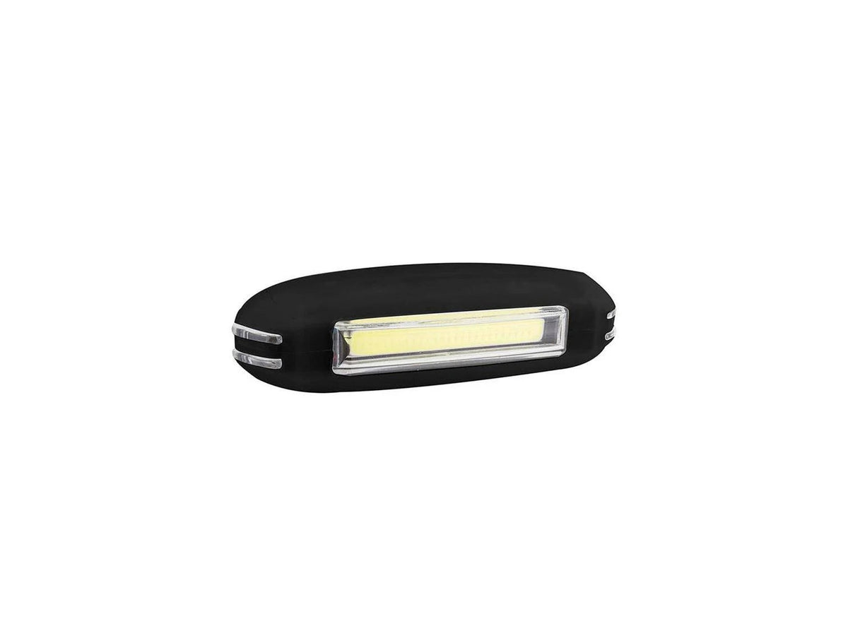 Front LED light on a white background