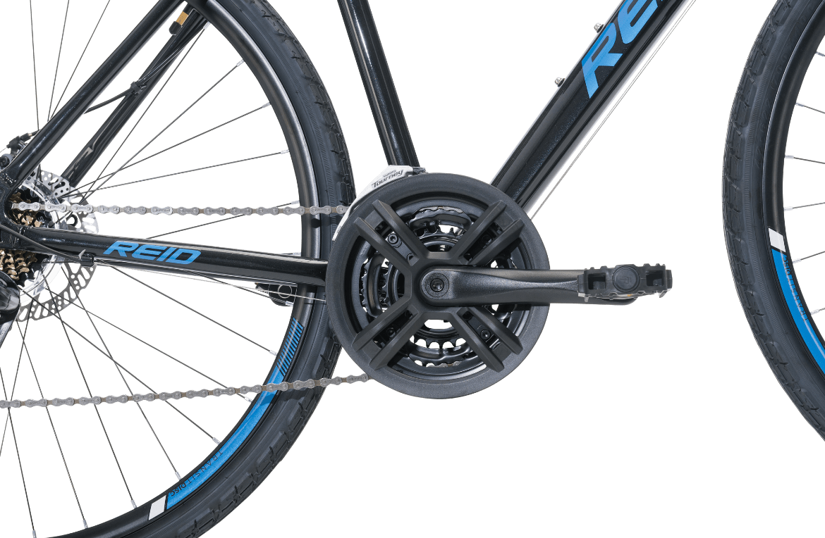 Reid Transit Disc drivetrain close-up