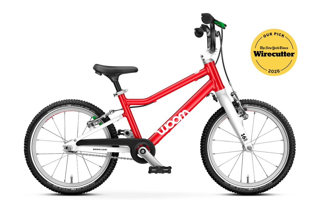 woom GO 3 Kids Bike 16" | Jersey City Bicycle Company red
