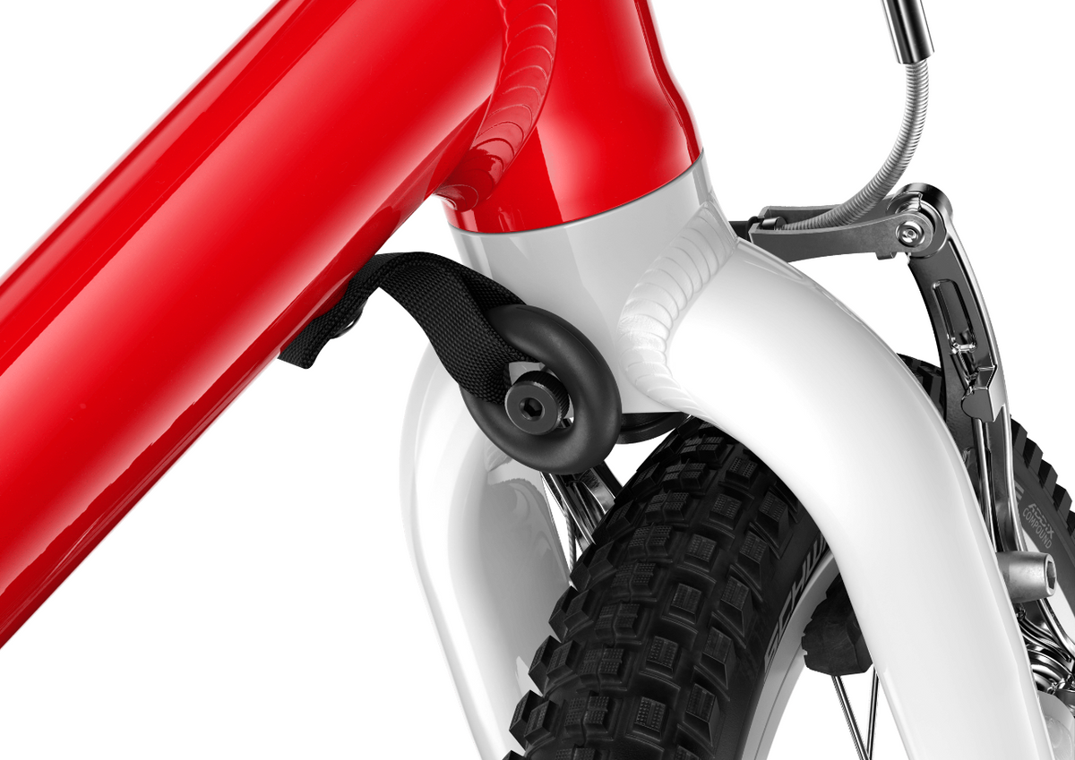 woom GO 3 adjustable handlebars with ABC bike fitting markings